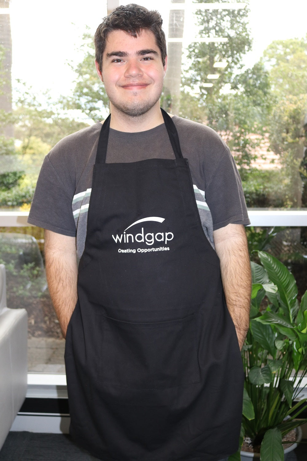 APRON - Black with White Windgap logo