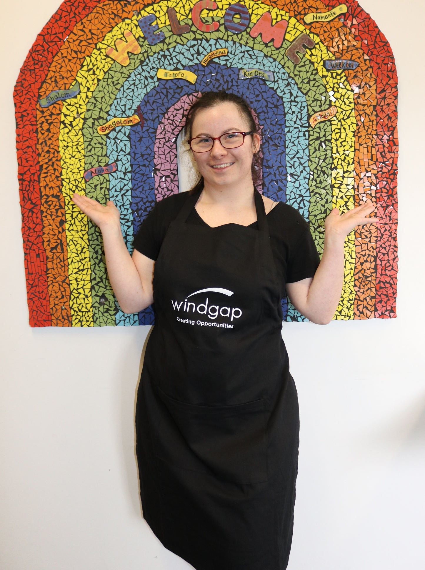 APRON - Black with White Windgap logo
